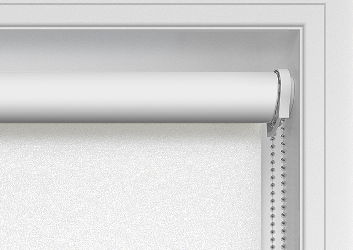 Shimmer (Blackout), Crystal White - Twist&Fit Roller Blind - Image 11